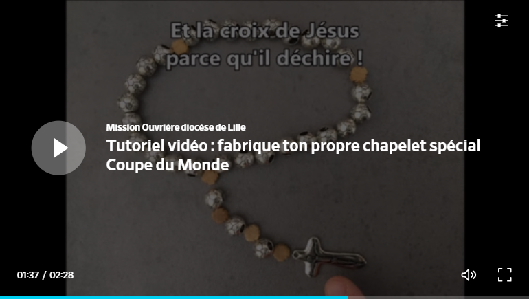 image vidéo CDM chapelet